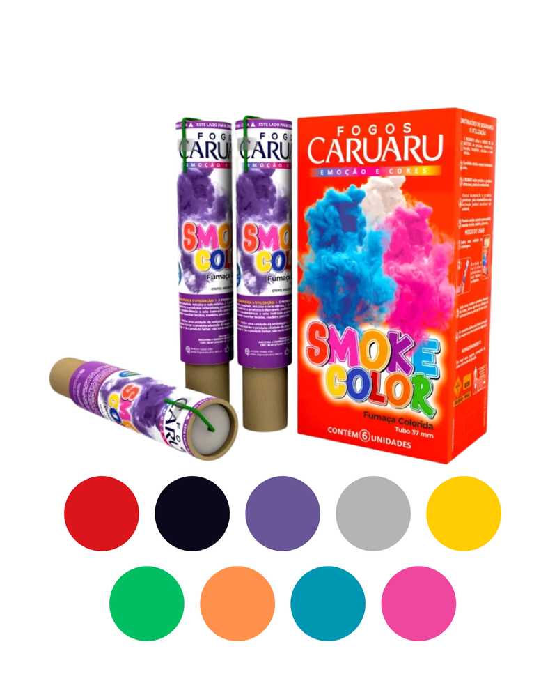 Smoke Color Violeta – Bastão de fumaça colorida 37mm