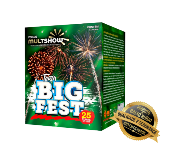 Torta 25 Tubos 3/4" Big Fest