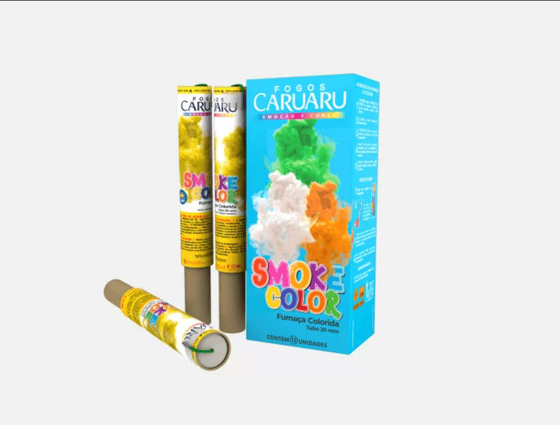 Fumaça Colorida amarela – Bastão de fumaça colorida 20mm