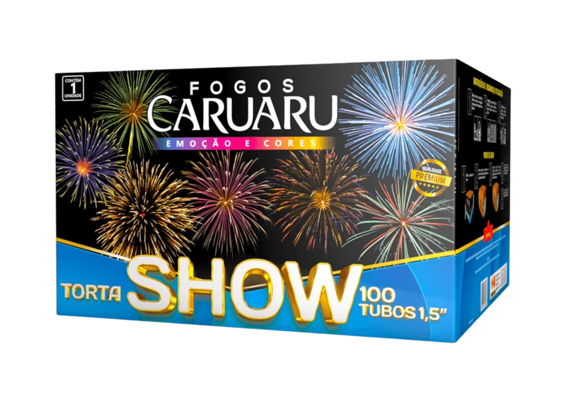 Torta 100 tubos 1"1/2 Super show